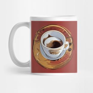 Coffee Cafe Vintage Retro Decaf Roast Mug